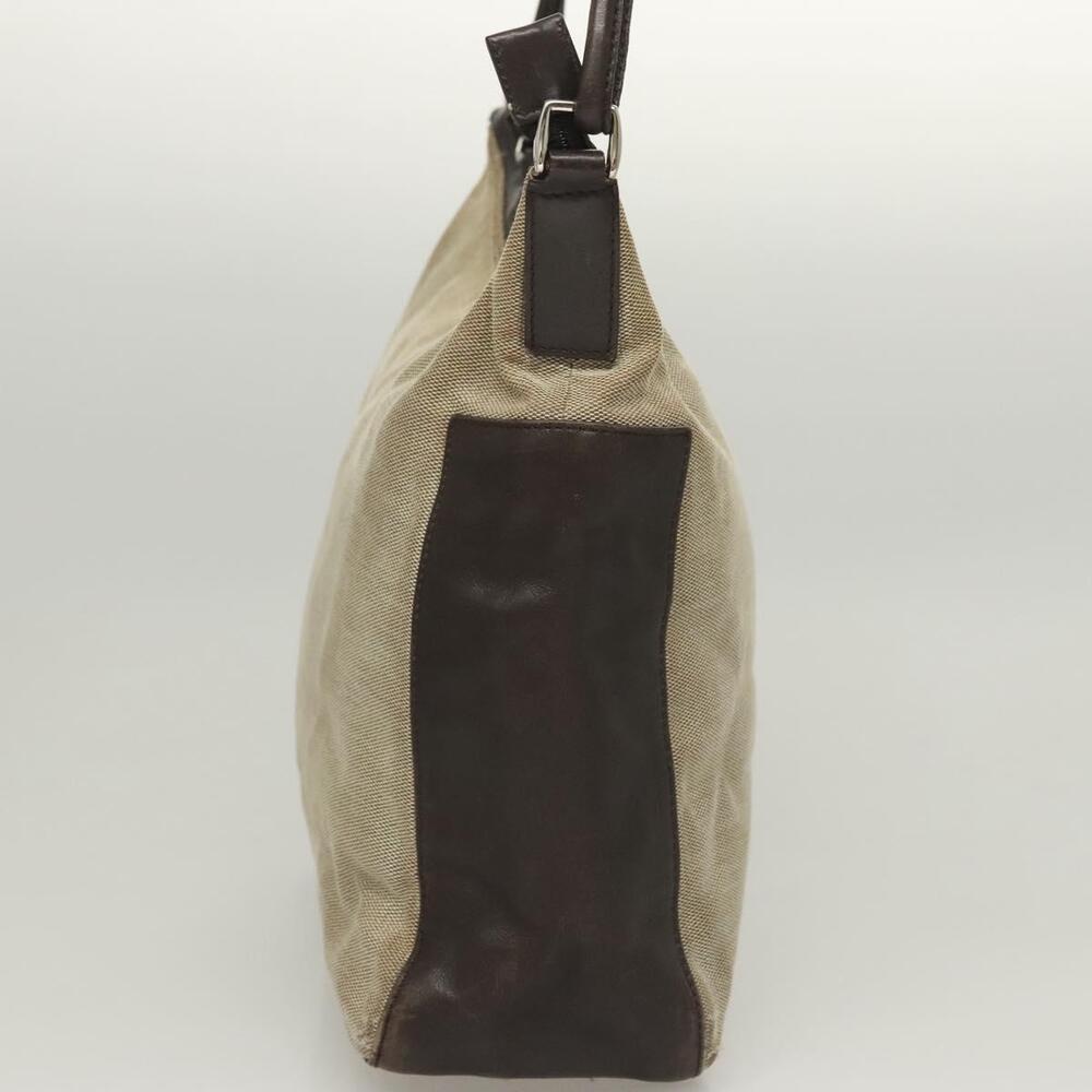 GUCCI Shoulder Bag Canvas Gray Silver - Picture 4 of 13